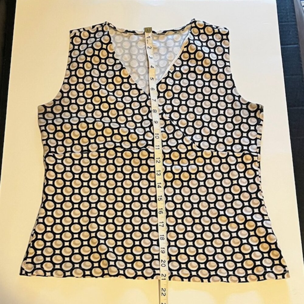 Croft & Barrow Summer Sleeveless Top Size M